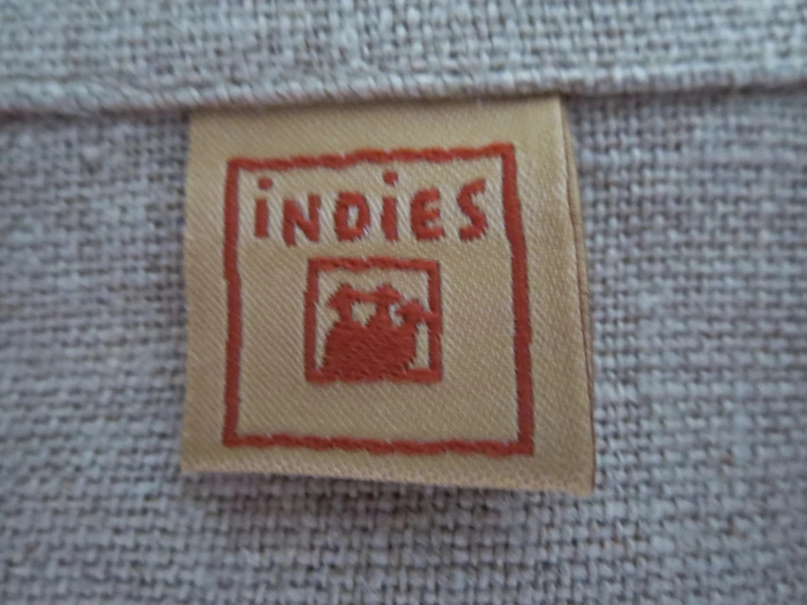 Veste longue en lin brodé Indies – 100 % lin – Beige naturel – Taille 42/44 – photo 2
